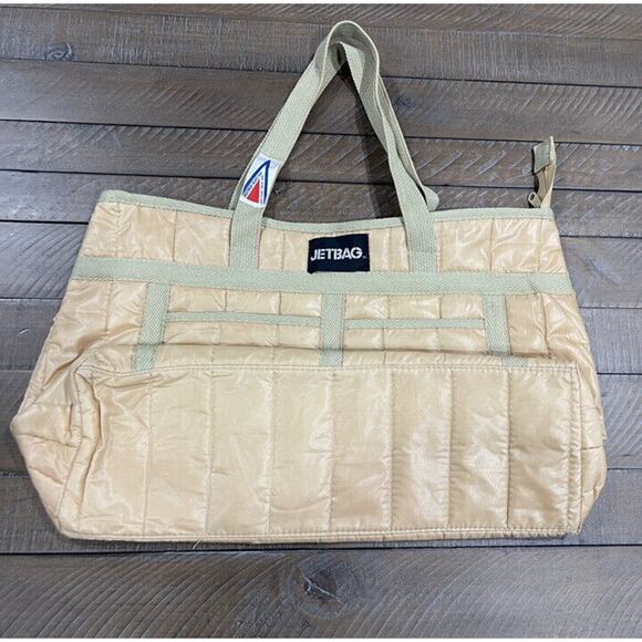 Vintage JETBAG By Astro-Sac Holiday Fair Inc Travel TOTE Light Puffer - Picture 1 of 5